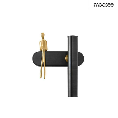 MOOSEE lampa ścienna BOY TUBE R czarna (MSE1501100480) - Moosee