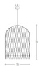 PENDANT LIGHT BAMBOO 1L (18181 Zambelis) - Zambelis