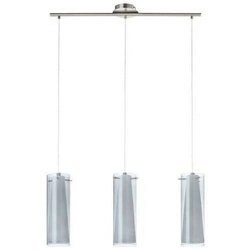 Lampa wisząca PINTO NERO dymione szkło (90305 - EGLO) - żyrandol