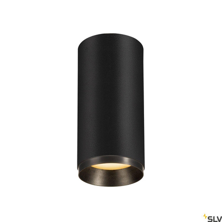 NUMINOS® CL PHASE M, wewnętrzna oprawa sufitowa natynkowa LED, czarna/czarna 2700 K 60° (1004220) - SLV