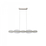 Ozdobna akrylowa lampa nad stół POND 120 PENDANT 3-STEP DIMM CHAMPAGNE (AZ6782) Azzardo