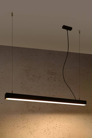 Lampa wisząca PINNE 90 czarna 3000K (TH.048) - Thoro Lighting