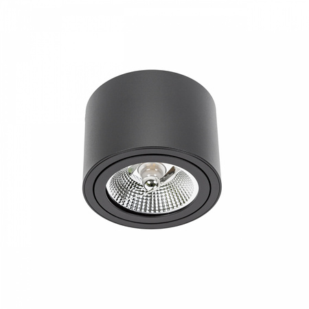 CHLOE AR111 NATYNKOWA GU10 250V IP20 139x100mm CZARNY okrągła ruchoma (SLIP005013) - Spectrum LED