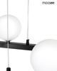 MOOSEE lampa wisząca ALURE OVAL 120       czarna/mleczna (MSE1501100606/MILK) - Moosee