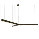 TRIKAL Z - lampa zwieszana - mosiądz patyna mat - średnica 214 cm - 3000K (5224) - ANTIGO