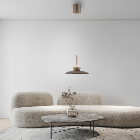 Lampa ze ściemnianiem i płynną regulacją wysokości PURE MOON BRĄZOWY (2191-97) - Paul Neuhaus