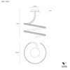 Lampa sufitowa RIBBON Kol. Biały 4000K (0030.21 DIM N) - Vivida