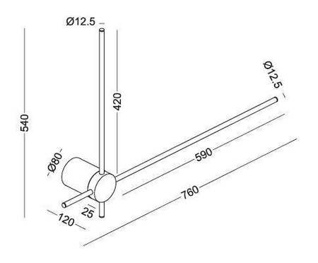 Kinkiet WAND 469 (646901125) - Elkim Lighting