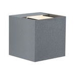 Oprawa elewacyjna Cybo LED 2x3W 230V IP65 kwadratowy 80x80mm Szary Aluminium (PL18000) - Paulmann