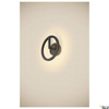 Kinkiet zewnętrzny Q-RING PHASE, IP65, czarna (1007918) - SLV