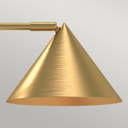 Lampa stołowa Remyck - 1 źródło światła - Szczotkowane złoto (ALM-REMYCK-TL-GD) - Elstead Lighting
