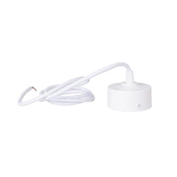 MAXLIGHT MA0026 Podsufitka - adaptor do zewnętrznego przyłącza prądu do szyn magnetycznych, kolor biały