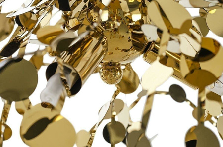 Lampa wisząca MONETE SINGLE złota - metal (JD8653-1.GOLD) - King Home