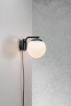 Lampa ścienna GRANT Nordlux E14 40W Szkło Czarny