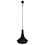 Lampa wisząca Mahaka 1 - Czarna (260 mm)   (5172) - Shilo