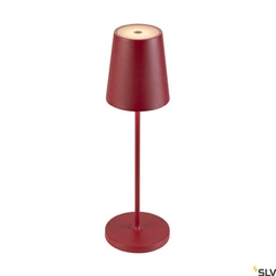 Przenośna lampa VINOLINA TWO 2200/2700/3000 K, TOUCH,  czerwona (1007694) - SLV