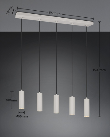 Lampa wisząca nad stół SOKA (367700576) - Trio