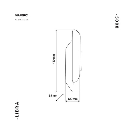 Kinkiet LIBRA 4xE14 (MZ5008) - Milagro