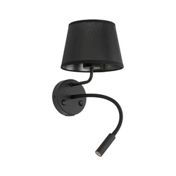 MAJA BLACK KINKIET  + USB (10203) - TK Lighting