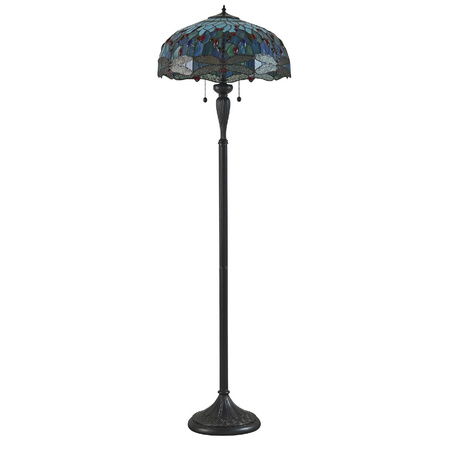 Lampa Podłogowa Dragonfly blue (64069) Tiffany