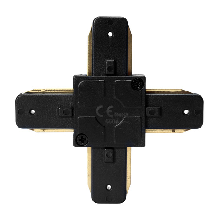 łącznik krzyżakowy czarny - DomenoLED