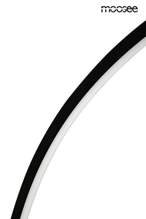 Kinkiet ring HOOP 60 czarna  (MSE1501100398) - Moosee