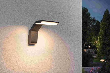 Oprawa elewacyjna ZENERA LED 10W 700lm 3000K IP44 230V antracyt metal (PL94826) - PAULMANN