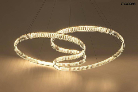 Lampa wisząca WAVE 160A chrom (MSE1501100198) - Moosee