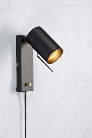 CARRIE Kinkiet 1L Czarny