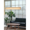 Lampa wisząca Orba 130 z materiałowym abażurem H-57-100 surowy jedwab ( 66647 ) - Ramko
