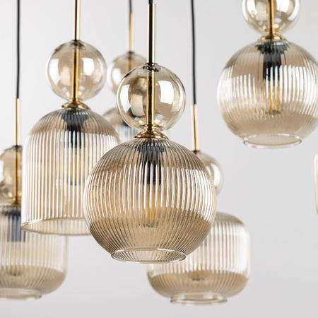 SOPHIA COGNAC LAMPA WISZACA 5XE14 (11043) - TK Lighting