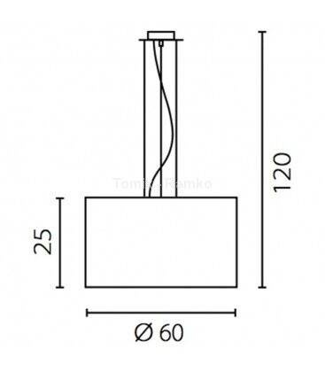 Żyrandol ONDE 60 (67840 - Ramko) - żyrandol