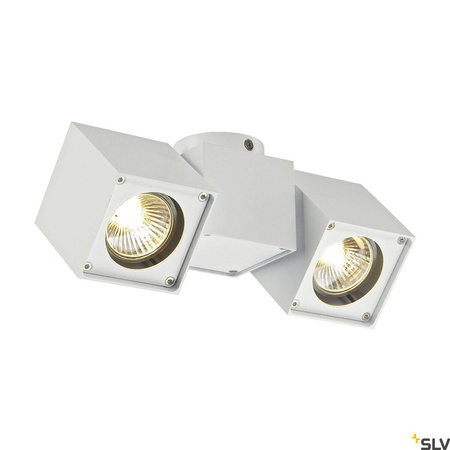 ALTRA DICE, lampa sufitowa, dwupunktowa, QPAR51, kolor biały, maks. 100 W (151531) - SLV