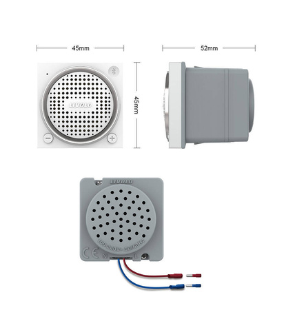 WBS-61 Moduł biały głośnika bluetooth Livolo