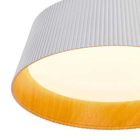 Lampa wisząca z efektownym kloszem FRILL LED biała 45 cm (ST-DL6487-WH) - Step into Design