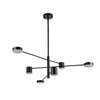 Lampa wisząca CLEX - 6P LED czarna (ST-8102P-6) - Step into Design