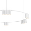 Lampa wisząca (koło) GENESIS WHITE15xGU10 (ML0377) - Milagro