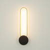 SCONCE LED LIGHT 13W 3000K ALUMINIUM-SILICON BLACK-GOLD (23102 Zambelis) - Zambelis