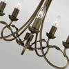 Żyrandol Olivia (OV5-BLK-GOLD) - Elstead Lighting