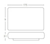 OUTDOOR WALL LIGHT LED 12W GRAPHITE (E239 Zambelis) - Zambelis