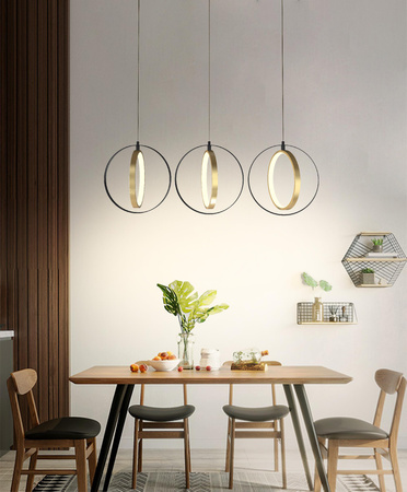Lampa wisząca LED trójka VALLA (7134-0310) - Aviano Lighting