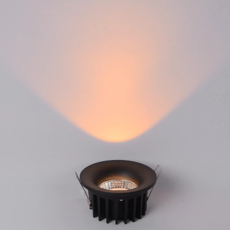 Oczko podtynkowe Cirro 1xLED czarne  (RL0104-CCT-BK) - Yaskr