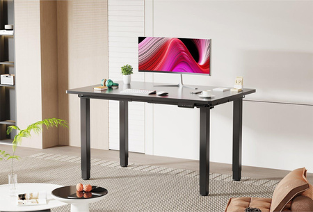 Regulowany elektrycznie stelaż do dużego biurka Control Flex Pro Czarny (LV1352) - LVN SYSTEM