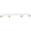 Lampa sufitowa z pilotem Perugia 4xGU10 + 1xLED biała  (LP-0703/4C WH) - Light Prestige