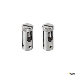 ZASILACZE, do niskonapięciowego systemu linkowego, chrom, 2 szt., maks. 25A (186352) - SLV