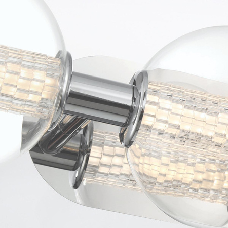 Kinkiet Atomo - 3 źródła światła - Polerowany chrom (QN-ATOMO-3W-PC) - Quintiesse