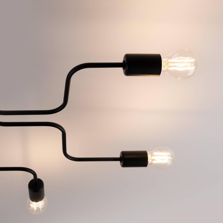Żyrandol VECTOR 6 czarny (SL.1447) - Sollux Lighting