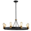 Lampa wisząca/ Półplafon Silas - 8 źródeł światła (QN-SILAS-8P-DZ) - Quintiesse