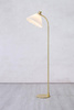 MIRA Floor 1L Brushed Brass/White (108569) Markslojd