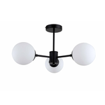 Roma 3 wisząca czarna (LP-1345/3P BK) - Light Prestige